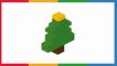 Juegos LEGO fácil para niños - cómo hacer un árbol de navidad de bloques LEGO - By CARA BIN BON BAND