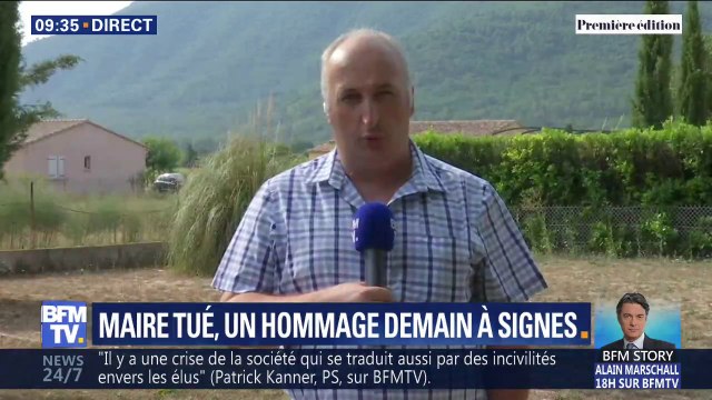 Ça me touche beaucoup. Le fils du maire de Signes, tué dans le Var, salue l'hommage qui sera rendu à son père