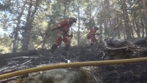 Los fuegos de La Granja y Miraflores, estabilizados tras quemar 900 hectáreas