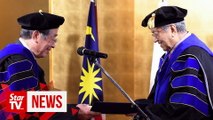 Dr Mahathir conferred honorary doctorate by Japan University