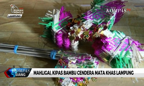 Mahligai, Kipas Bambu Cendera Mata Khas Lampung