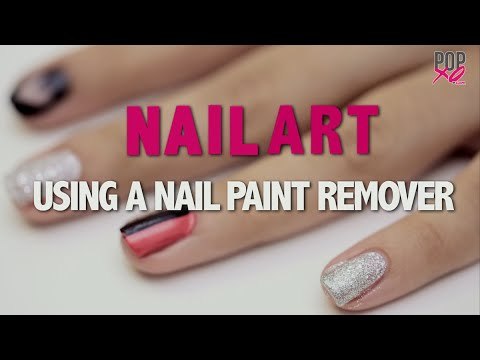 DIY: Nail Art Using Nail Paint Remover - POPxo