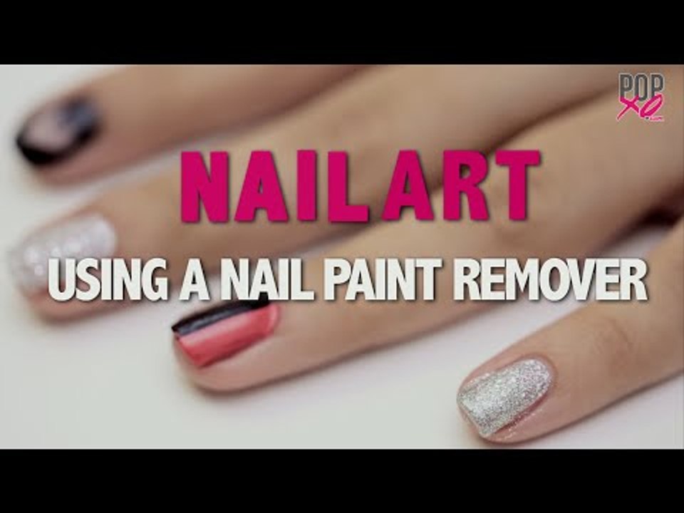 DIY: Nail Art Using Nail Paint Remover - POPxo