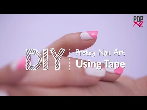 DIY: Nail Art Design Using Tape - POPxo