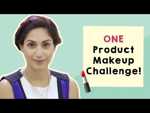 Anjie Takes The One Product Makeup Challenge - POPxo