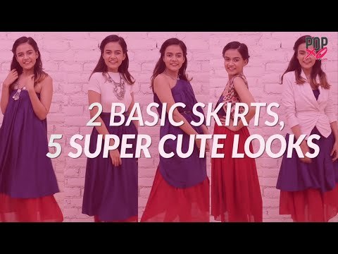 2 Basic Skirts, 5 Super Cute Looks! - POPxo