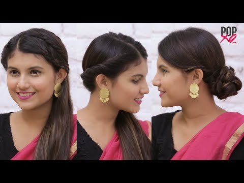 Pretty Hairstyles To Go With Sarees | Indian Wedding Hairstyles - POPxo