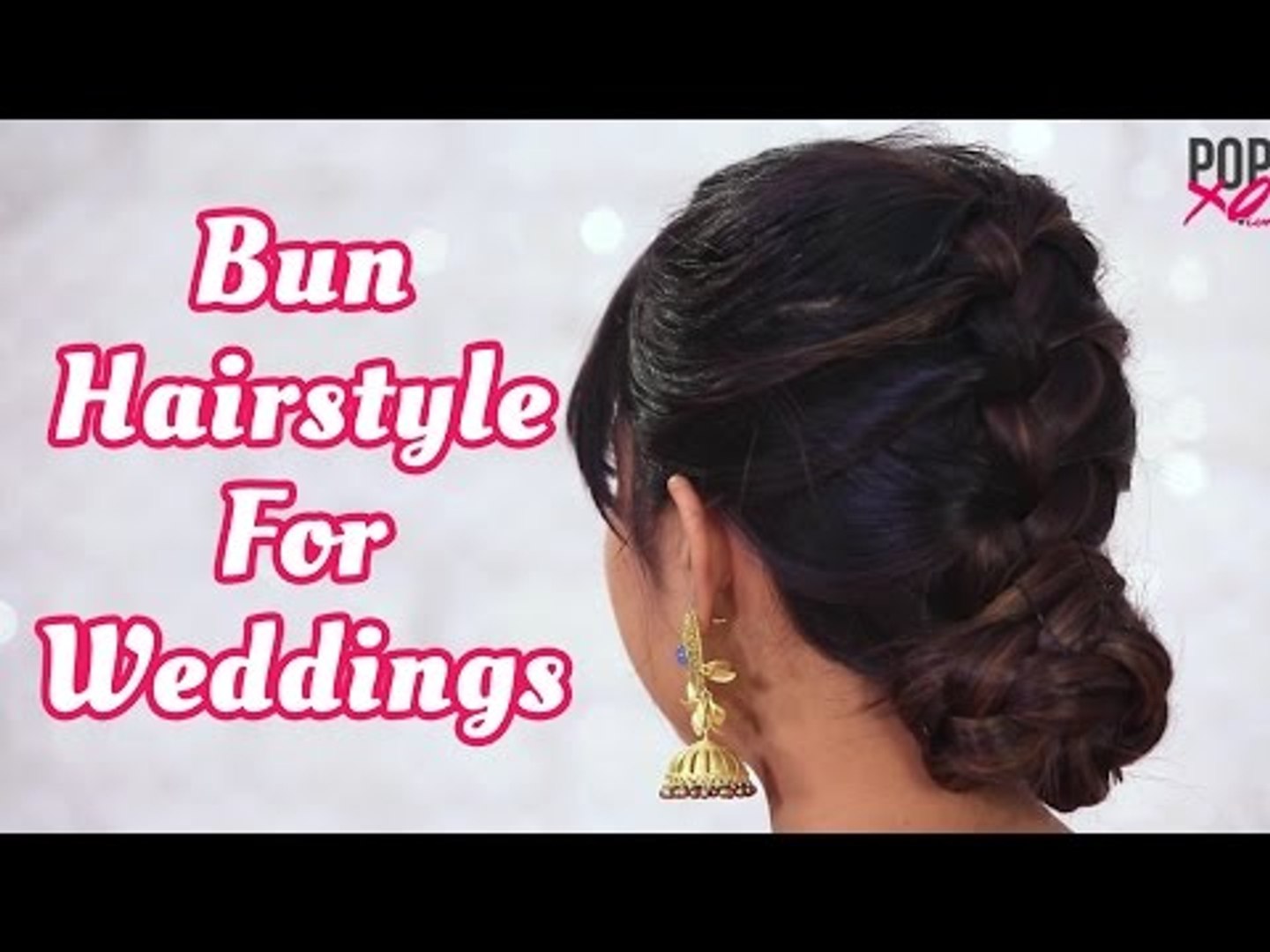 How To Make Bun Hairstyle With Indian Outfit | Wedding Guest Hairstyles -  POPxo - video Dailymotion