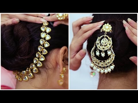 Glam Up Your Hair Bun With Jewellery | Wedding Guest Hairstyles - POPxo