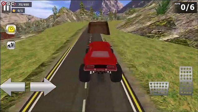Monster Truck Games Red Monster 4x4 Offroad Stunt Race - Android Gameplay FHD #3