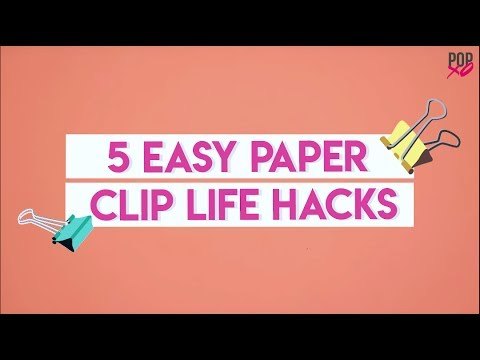 5 Easy Paper Clip Life Hacks - POPxo