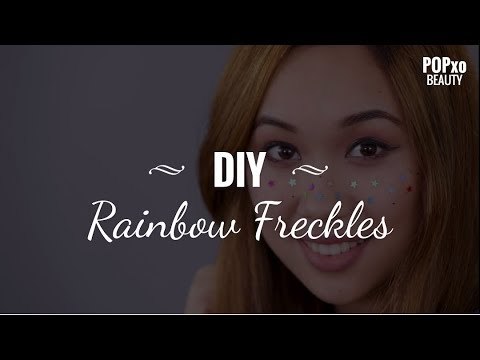 DIY Rainbow Freckles - POPxo Beauty