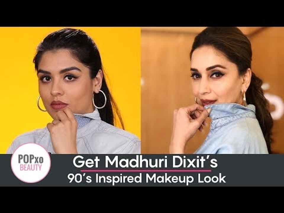 Get Madhuri Dixit's 90's Inspired Makeup Look - POPxo Beauty