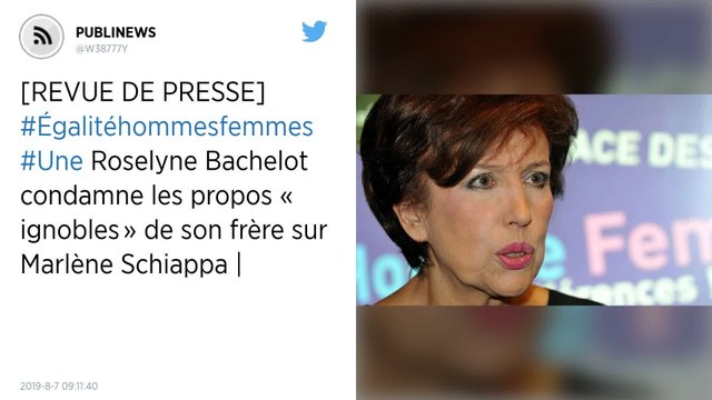 Roselyne Bachelot condamne les propos « ignobles » de son frère sur Marlène Schiappa