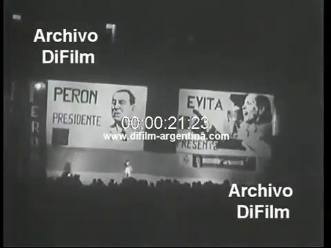 Acto de Montoneros en la cancha de Atlanta - Buenos Aires 1973