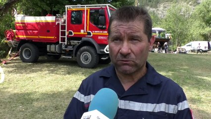 D!CI TV : après les flammes, les pompiers ont déblayé les décombres à Piégut