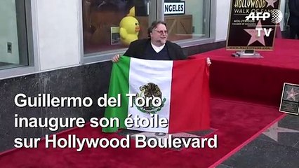 Guillermo del Toro reçoit une étoile sur Hollywood Boulevard