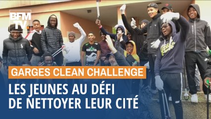 Garges clean challenge: les jeunes se mettent au défi de nettoyer leur cité #MaCitéVaBriller