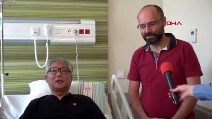 KAYSERİ Japon turist, Şehir Hastanesinde sağlığına kavuştu