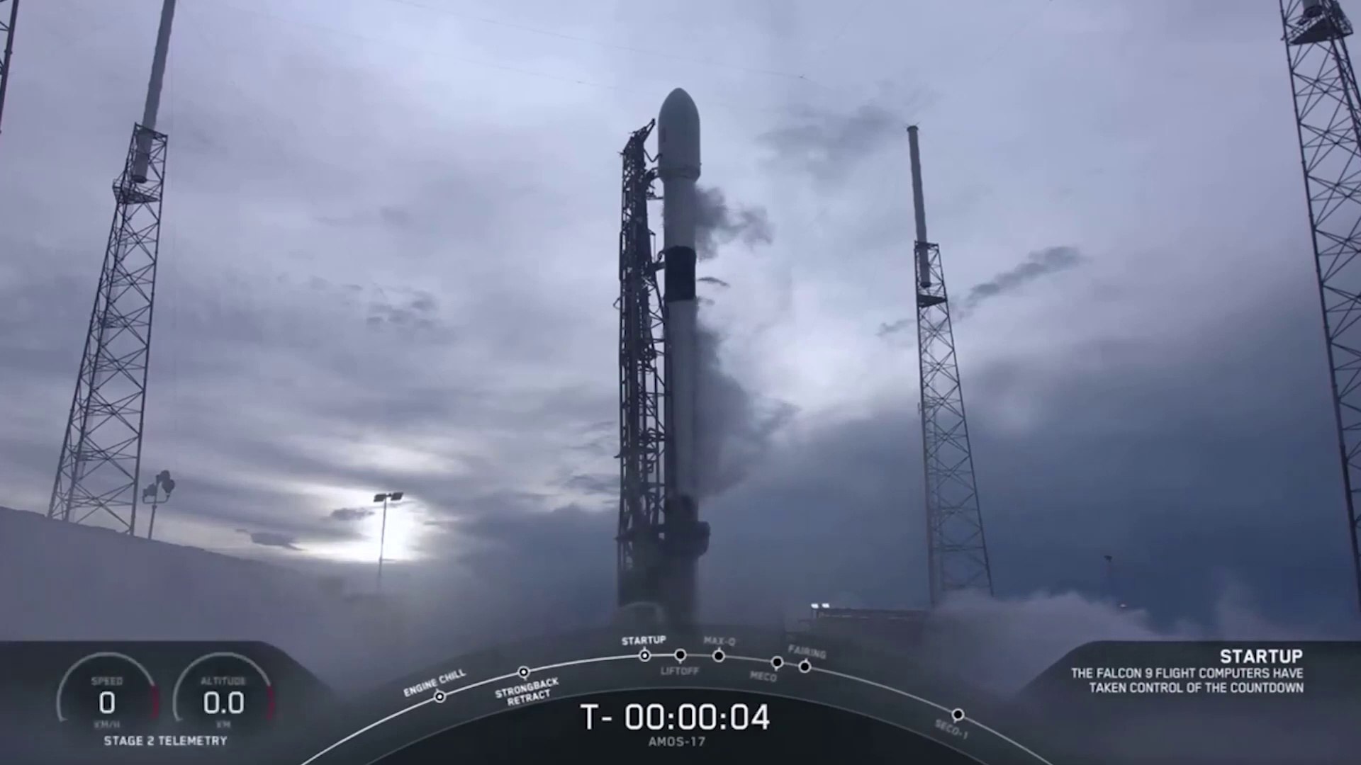 SpaceX Launch AMOS-17 Aboard Falcon 9 & SpaceX Catches Another Fairing with Ms. Tree Ship