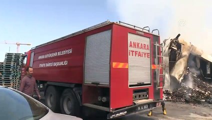 Gıda deposunda yangın (2) - ANKARA