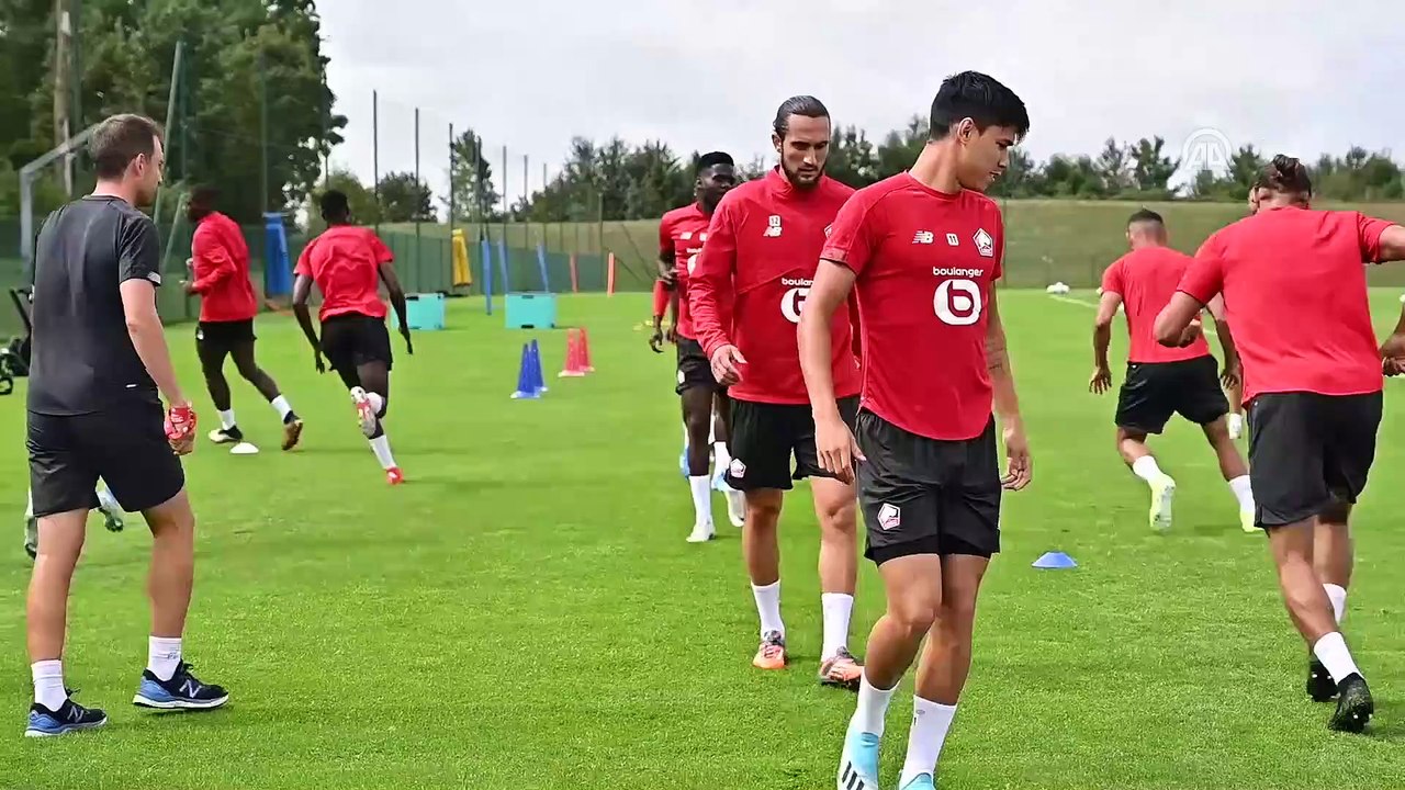 Yusuf Yazıcı Lille antrenmanında - LİLLE