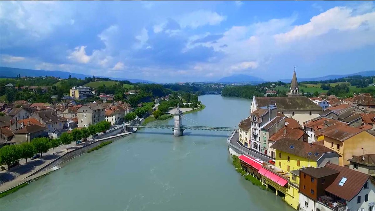 Vue d'ici : Via Rhôna