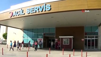 Yanıcı maddeyle oynayan çocuk yüzünden yaralandı