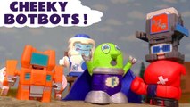 Cheeky Transformers Bot Bots Pranks Thomas and Friends with Marvel Avengers 4 Hulk and Paw Patrol Rubble Rescue in this family friendly full episode