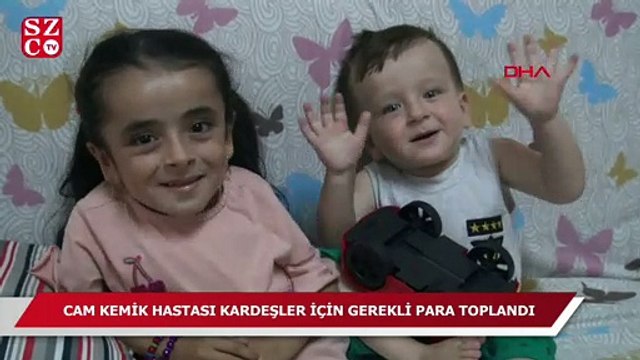 Cam kemik hastası Sakine ve kardeşi için ameliyat parası toplandı