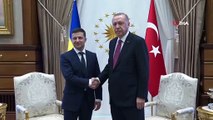 Cumhurbaşkanı Erdoğan, Ukrayna Cumhurbaşkanı Vladimir Zelenskiy ile görüştü