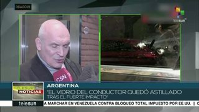 Atacan al precandidato argentino José Luis Espert; resulta ileso