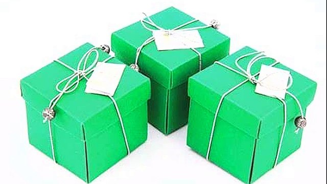 Como fazer lembrancinhas com CAIXA DE PAPEL