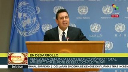 Скачать видео: teleSUR Noticias: ONU: Venezuela denuncia bloqueo económico total