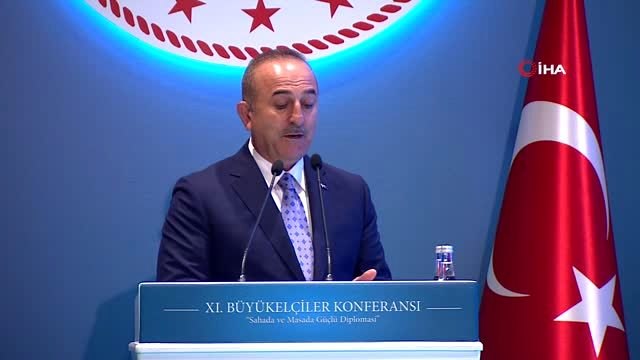 Bakan Çavuşoğlu, 11. Büyükelçiler Konferansı'nda konuştu