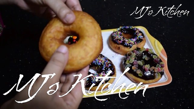 Homemade Chocolate Donuts recipe by MJ's Kitchen | with English subtitles