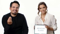 Eva Longoria and Michael Peña Teach You Mexican Slang