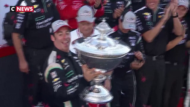 Le Français Simon Pagenaud vainqueur des 500 miles d'Indianapolis : « Un rêve d'enfant »