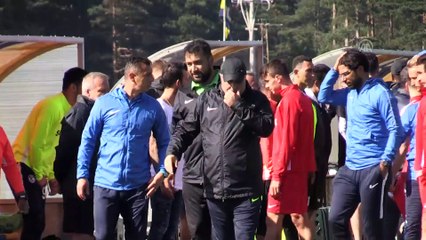 Hazırlık maçı yarıda kaldı - DÜZCE