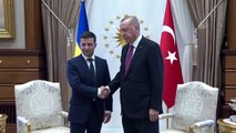 Cumhurbaşkanı Erdoğan, Ukrayna Devlet Başkanı Zelenskiy ile başbaşa görüştü