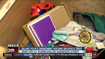 Delano Police Department collecting backpacks for students