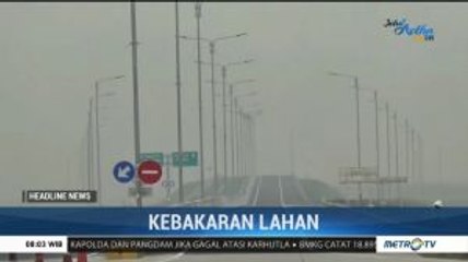 Tol Palindra Dikepung Kebakaran Lahan