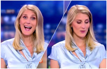 Alix Battard coupée par le lancement impromptu d'un reportage