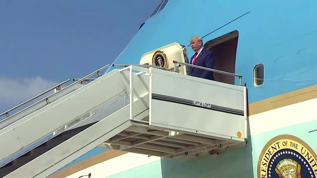 Proteste gegen Trumps Besuch in Dayton