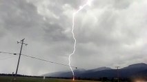 La foudre tombe à plusieurs reprises exactement au même endroit - Missoula County - Montana