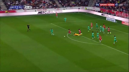 Eden Hazard goal - RB Salzburg 0-1 Real Madrid