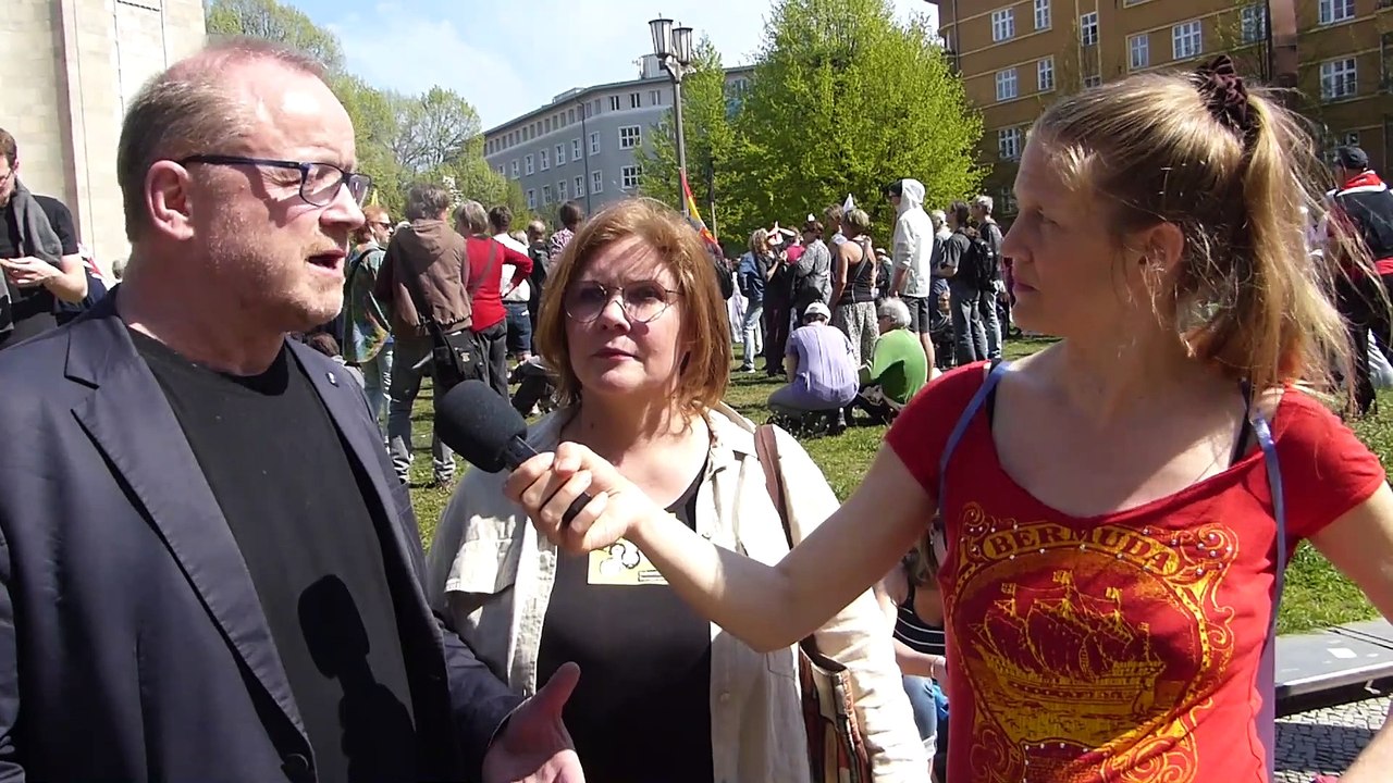 NMTV vor Ort: Warum für den Frieden demonstrieren? Ostermarsch 2019 in Berlin (mit Angela Mahr)