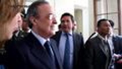 Florentino Pérez, presidente del Real Madrid, fue condecorado por el Congreso colombiano