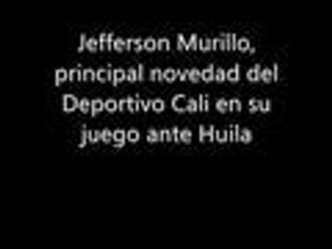 Jefferson Murillo, principal novedad del Deportivo Cali en su juego ante Huila