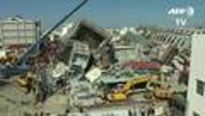 En video: rescatan cuatro personas entre los escombros de sismo en Taiw√°n